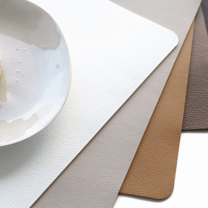 ASA Selection Placemat - Leather Optic Fine - Zwart - 46 x 33 cm