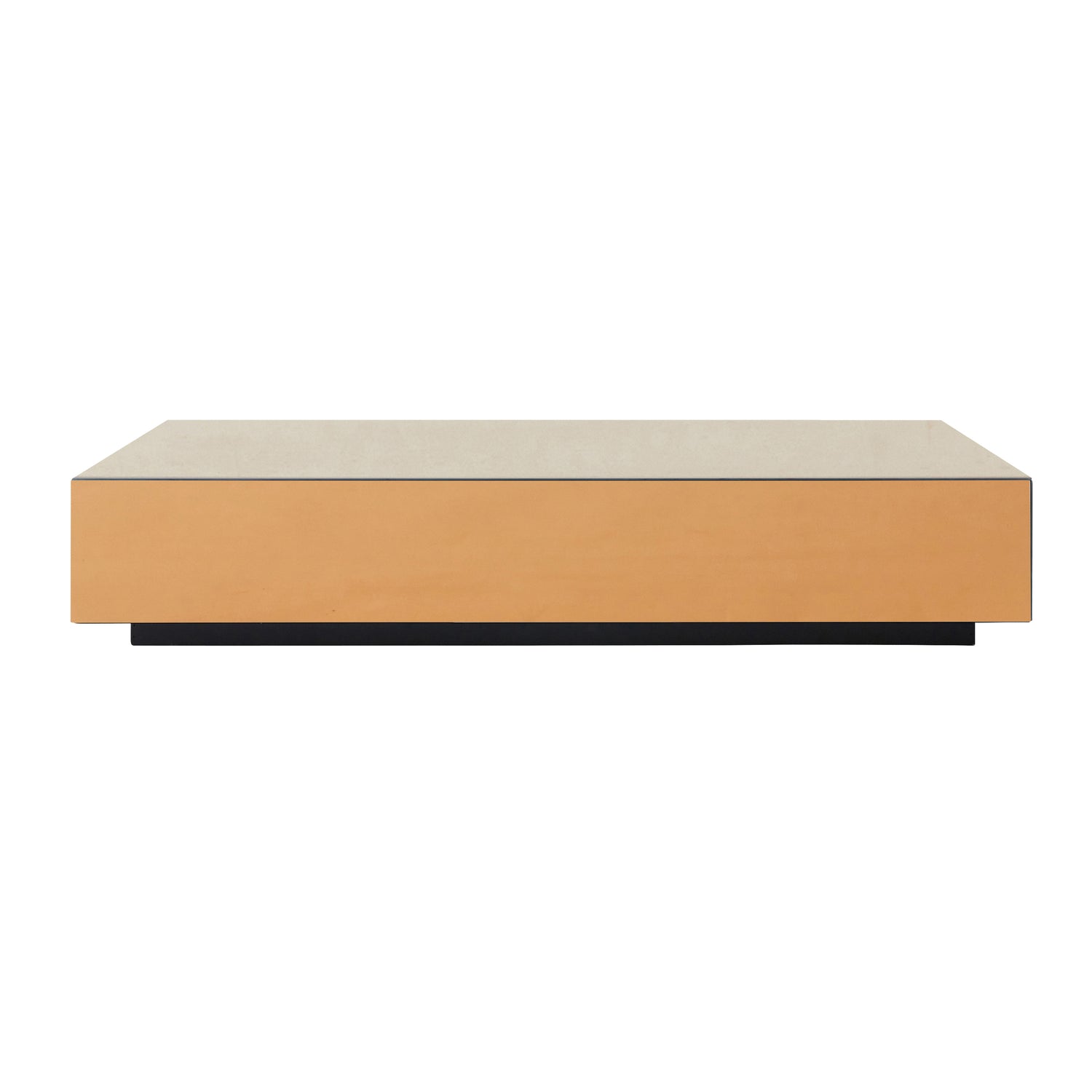 HKliving Mirror Block Salontafel - Smokey Brown