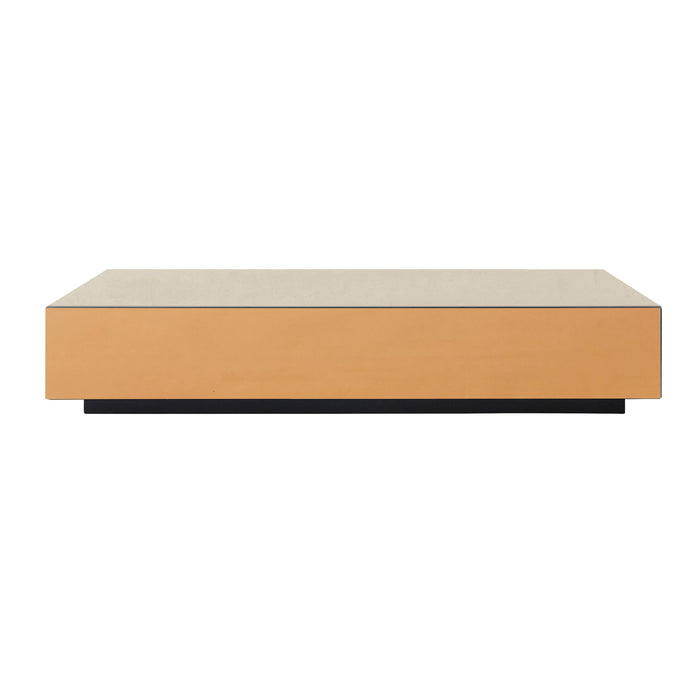HKliving Mirror Block Salontafel - Smokey Brown