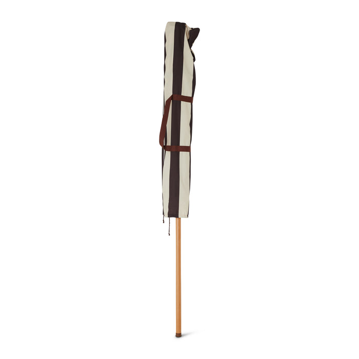 HKliving Striped Patio Parasol - Stracciatella