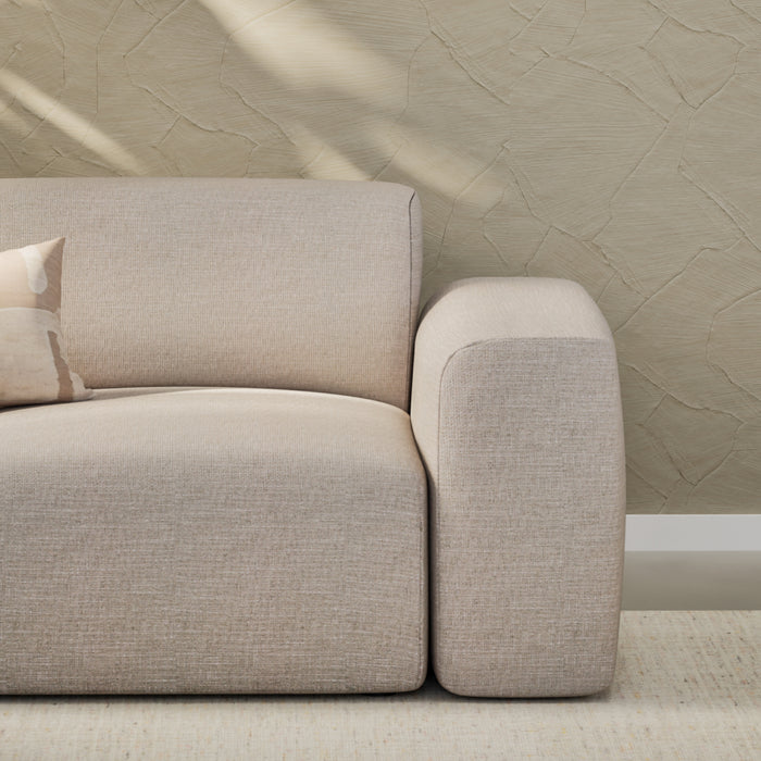 NADUVI Collection Nina Hoekbank Links - Linnen - Beige