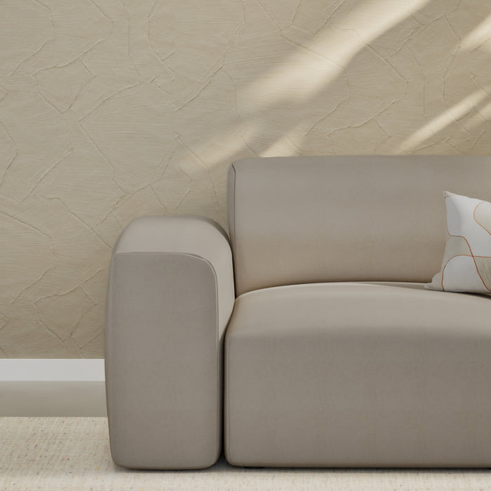 NADUVI Collection Nina Hoekbank Rechts - Velvet - Taupe