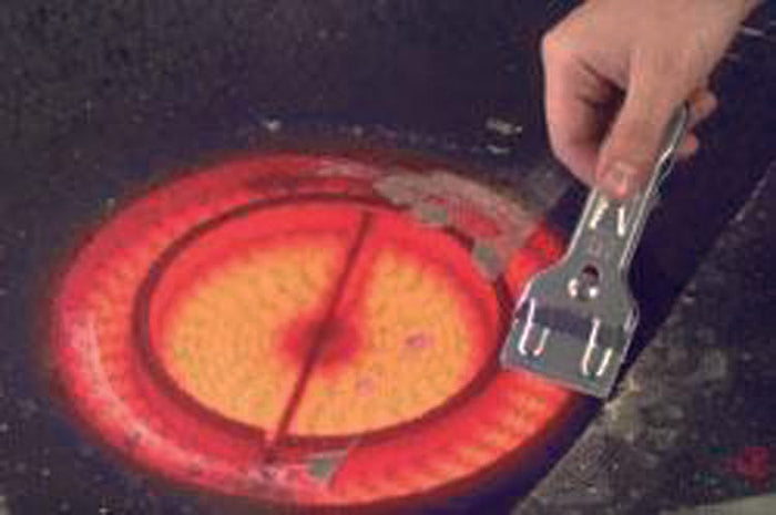 Krabber voor keramische kookplaat | kookplaatkrabber - Gefu