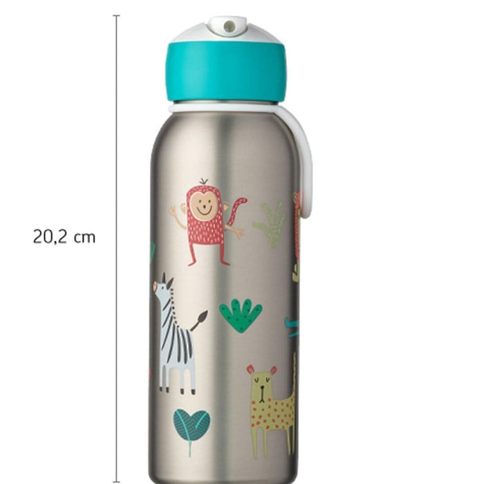 Isoleerfles flip-up Campus 350 ml - Unicorn