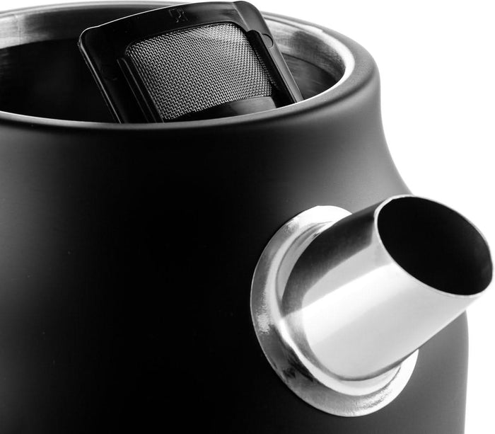 Westinghouse Retro Bundel - Waterkoker + 2 sneden Broodrooster - Zwart