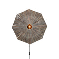 GOOD&MOJO Wandlamp Panama - Donker grijs - 65x7x65cm