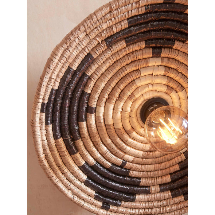 GOOD&MOJO Wandlamp Andros - Naturel|Zwart - Ø45cm