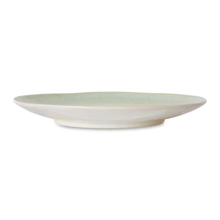 HKliving 70's Ceramics Dinerbord Ø 27,5 cm - Set van 2 - Palms