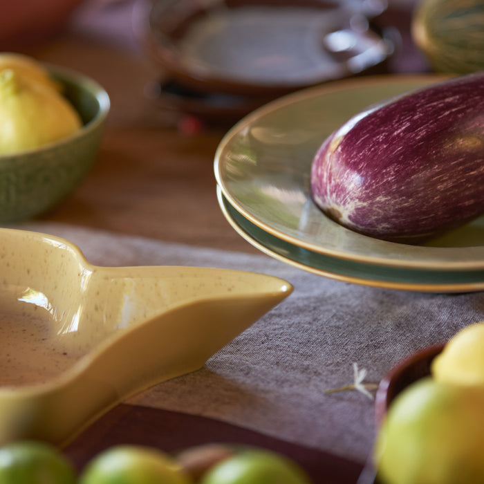 HKliving Shell Serveerschaal - Vanille