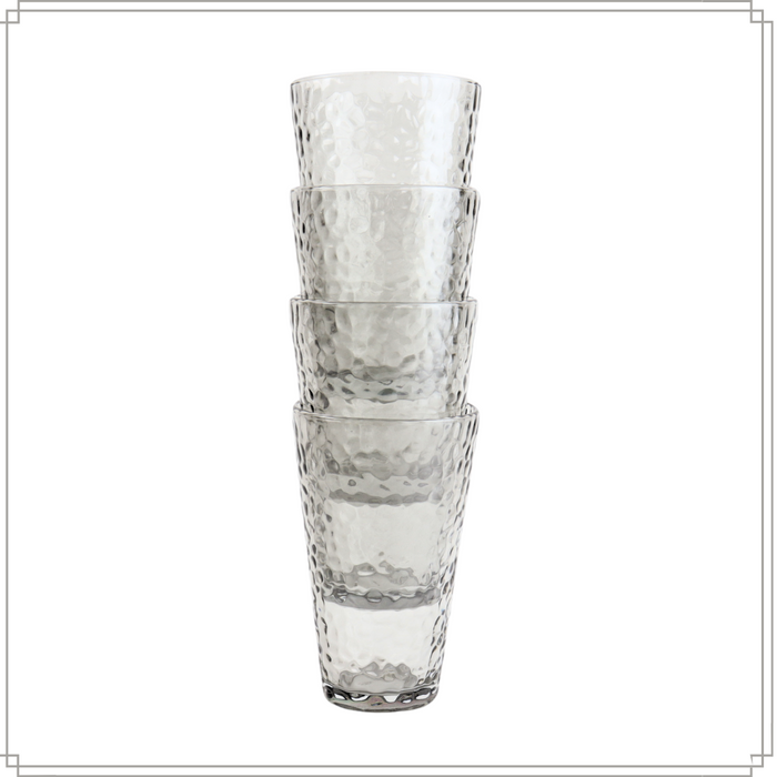 OTIX Waterglazen Longdrink Glazen Set van 6 Stapelbaar 300ml Gehame...