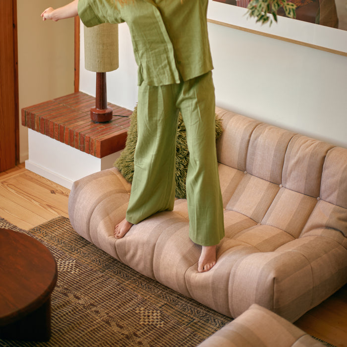 HKliving Lazy Lounge 2-zitsbank -  Lodge