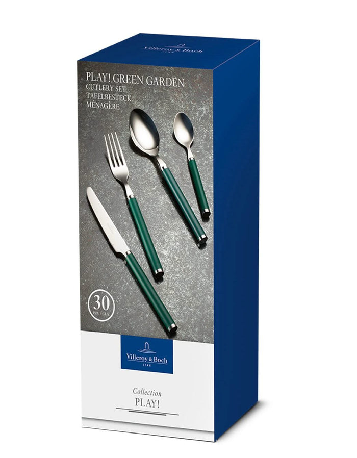Villeroy & Boch Bestekset Play! - Green Garden - 30 delig | 6 personen