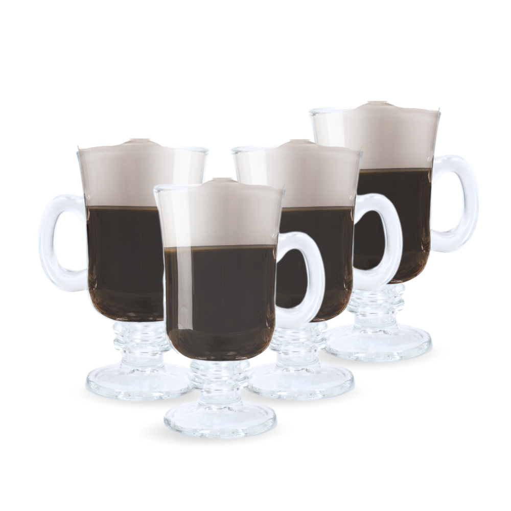 OTIX Irish Coffee glazen Latte macchiato Koffietassen 4 stuks 240ml...