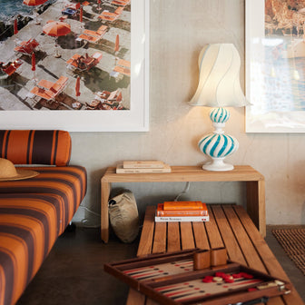 HKliving Slatted Bankje B 96 cm - Teak