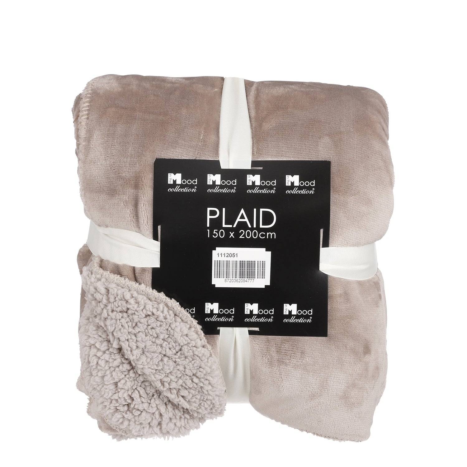 In the Mood Mardy Fleece Plaid - L200 x B150 cm - Beige