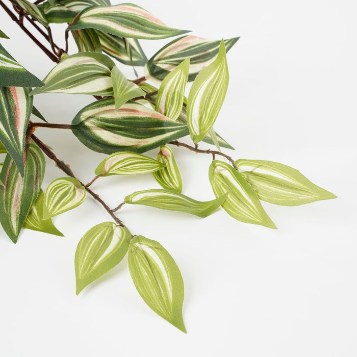 Mica Decorations Tradescantia Kunst Hangplant - H45 x Ø25 cm - Groen