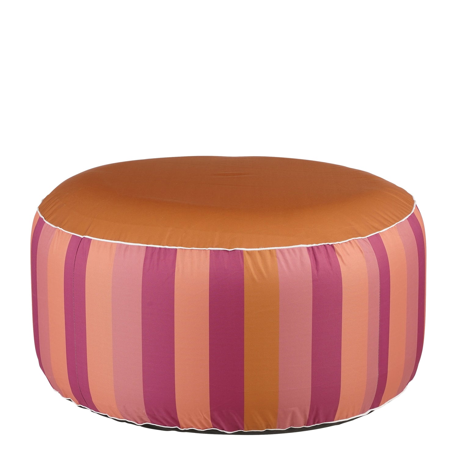 Mica Decorations Novia Opblaasbare Poef - H37 x Ø80 cm - Paars