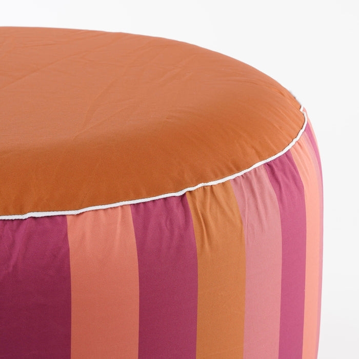 Mica Decorations Novia Opblaasbare Poef - H37 x Ø80 cm - Paars