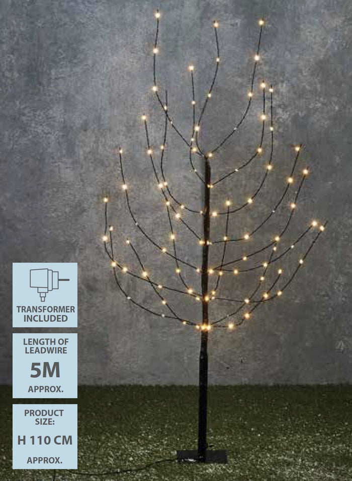 Luca Lighting Boom - Warm Witte LED Verlichting - H110 x Ø12cm - Zwart