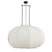 Mica Decorations Pego Hanglamp - H94 x Ø89 cm - Linnen - Off White