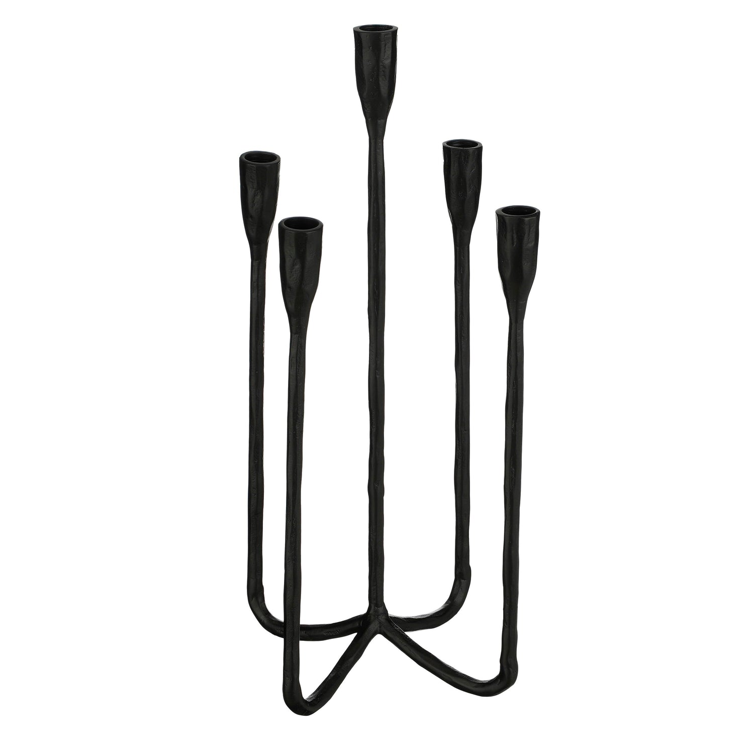 Mica Decorations Christy Kandelaar - L23 x B23 x 44 cm - Zwart