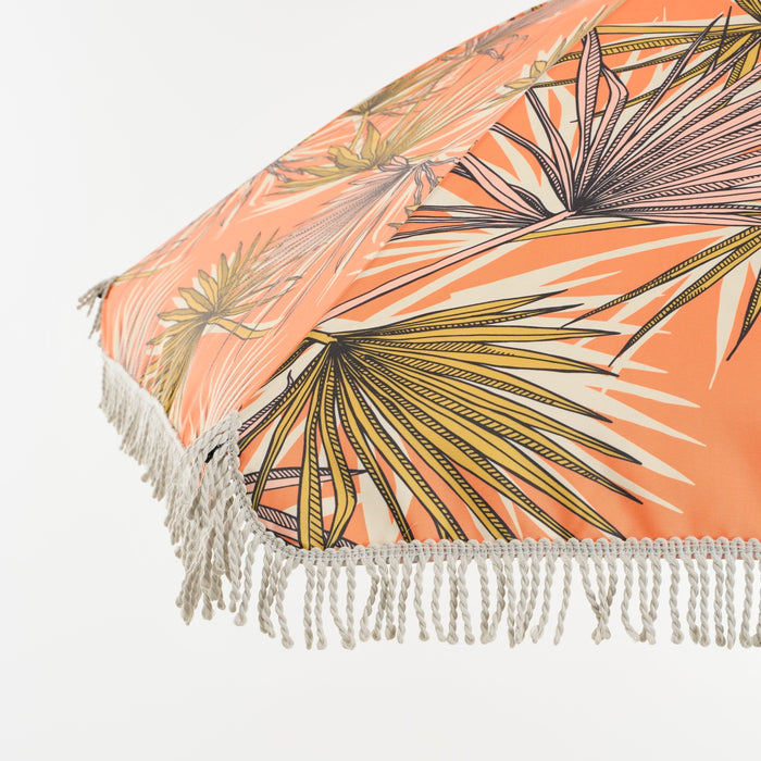 In The Mood Collection Parasol Palmbladeren - H238 x Ø220 cm - Oranje