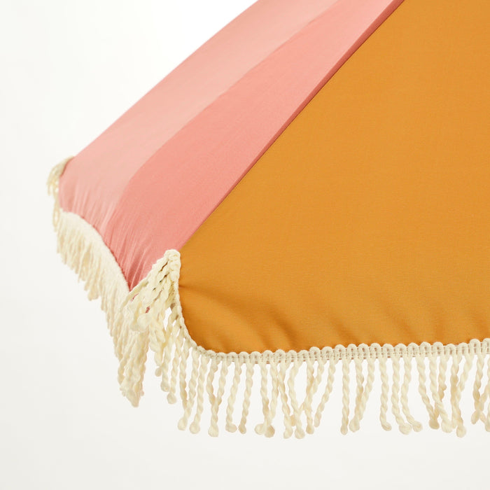 In The Mood Collection Parasol Gestreept - H238 x Ø220 cm - Oranje