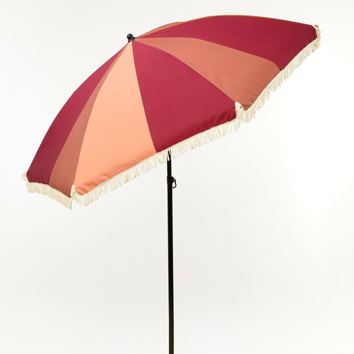 In The Mood Collection Parasol Gestreept - H238 x Ø220 cm - Roze