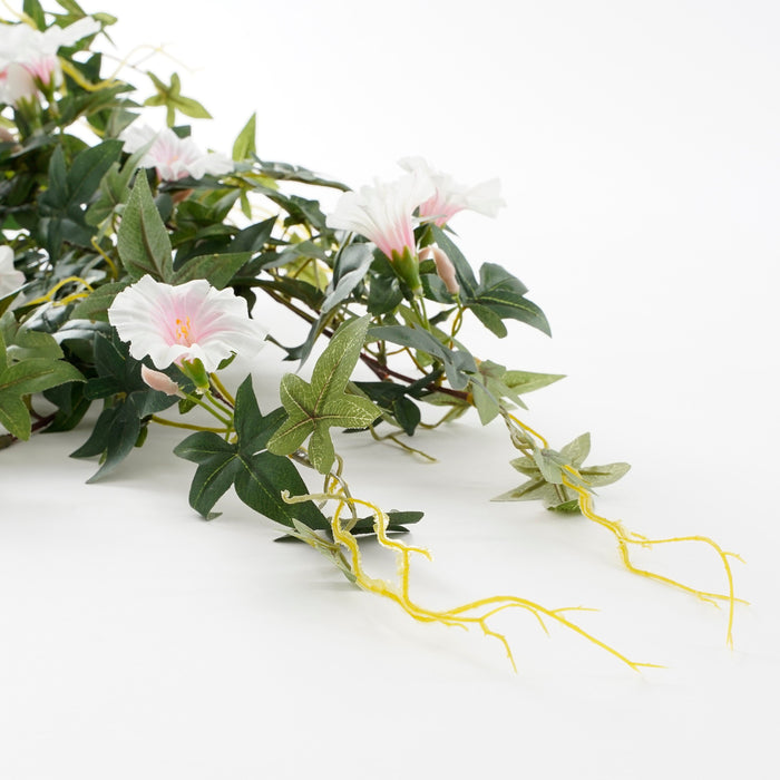 Mica Decorations Petunia Kunst Hangplant - H80 x Ø20 cm - Crème