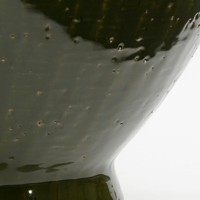 Mica Decorations Elena Vaas - H34 x Ø26 cm - Keramiek - Groen