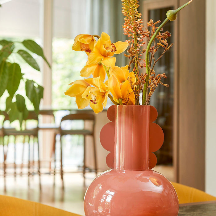 Mica Decorations Boyd Vaas - H36 x Ø25 cm - Terra