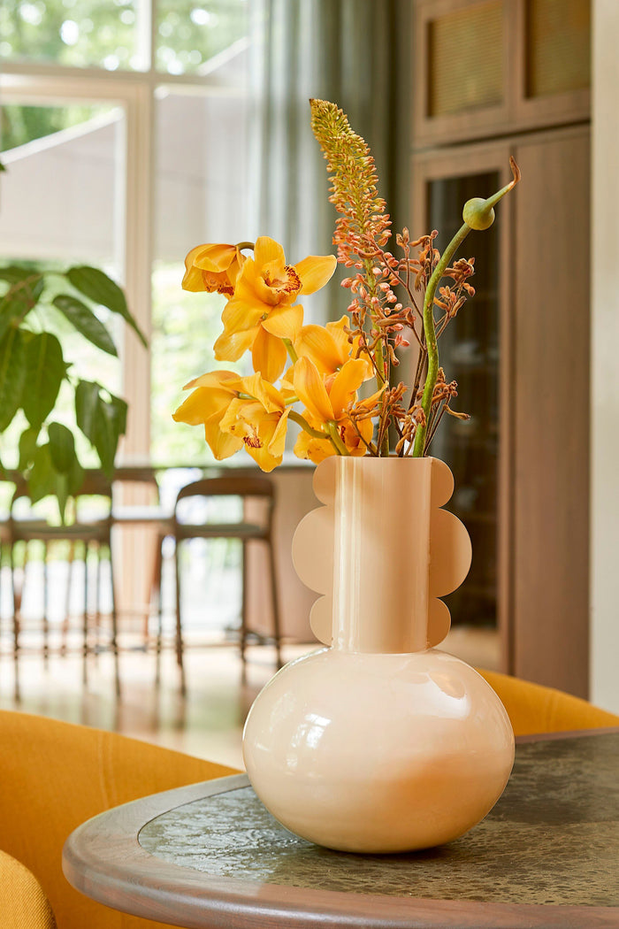 Mica Decorations Boyd Vaas - H36 x Ø25 cm - Beige