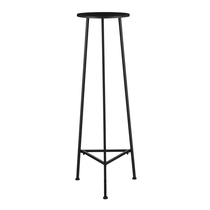 Mica Decorations Plantentafel - H120 x Ø35 cm - Metaal - Zwart