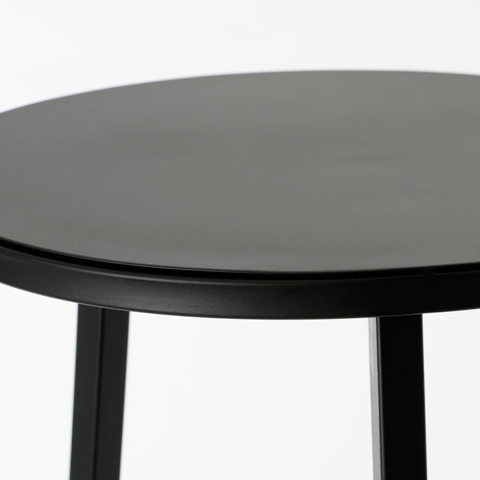 Mica Decorations Plantentafel - H80 x Ø30 cm - Metaal - Zwart