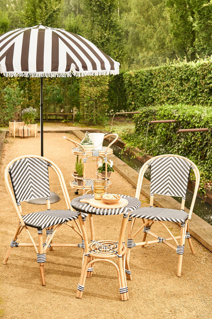 In The Mood Collection Osborn Parasol - H238 x Ø220 cm - Zwart