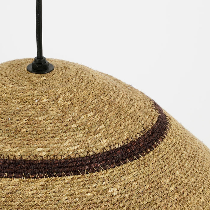 Mica Decorations Joulz Hanglamp - H22 x Ø41 cm - Jute - Lichtbruin