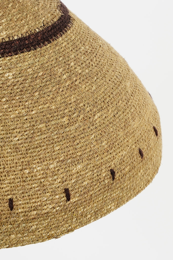 Mica Decorations Joulz Hanglamp - H22 x Ø41 cm - Jute - Lichtbruin