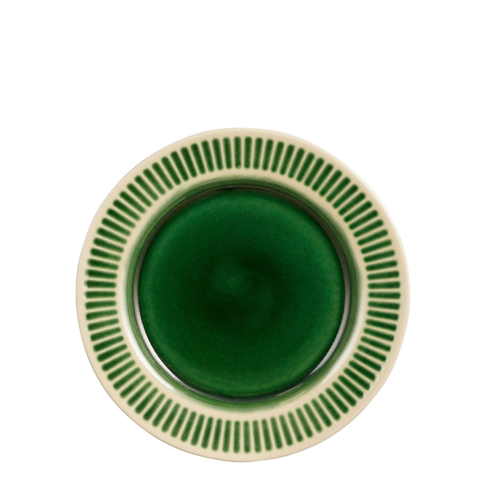 Mica Decorations Elice Ontbijtbord - Ø21,5 cm - Keramiek - Groen