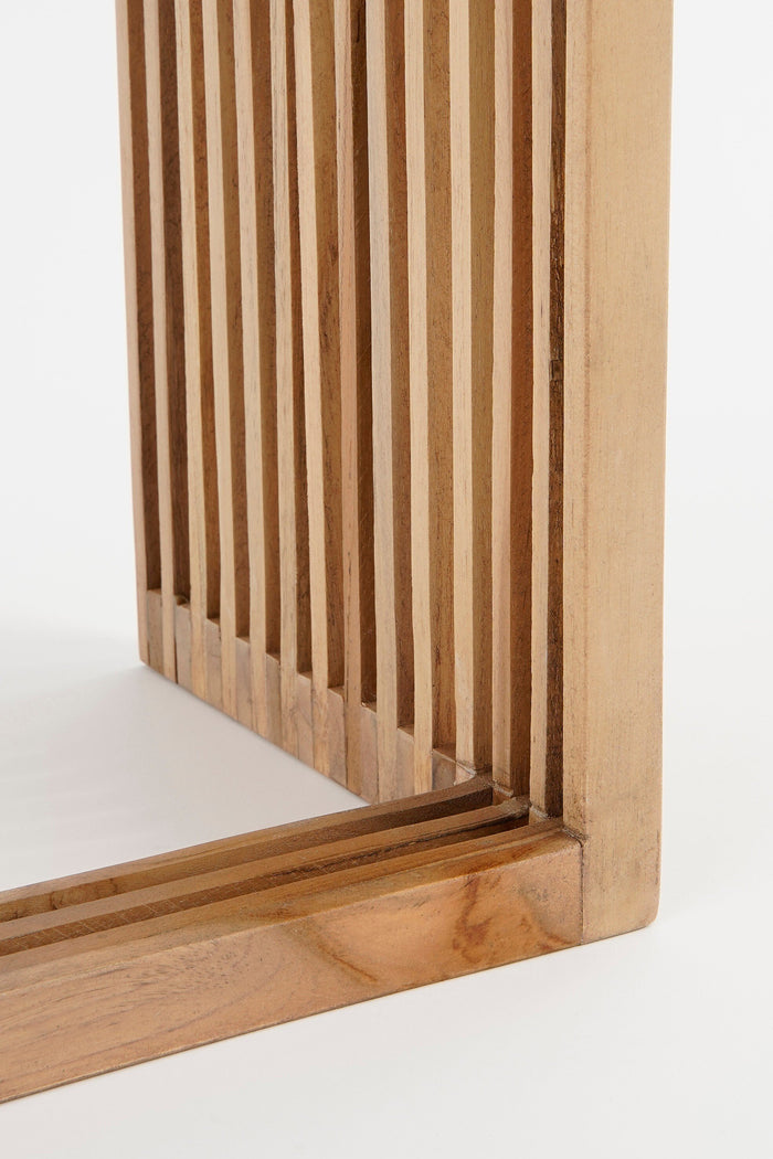 Mica Decorations Yonker Plantentafel - Set van 2 - Bruin