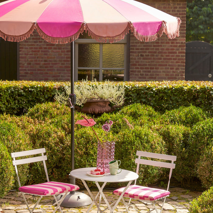In The Mood Collection Rissy Parasol - H238 x Ø220 cm - Roze