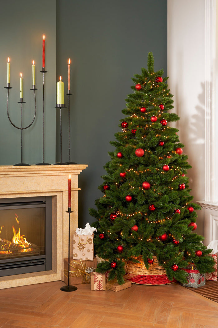 House of Seasons Kerstboomrok Opvouwbaar - H26 x Ø58 cm - Rood