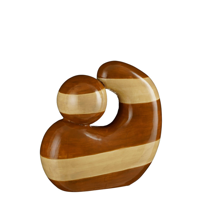 Mica Decorations Decoratie Object - L25,5 x B10,5 x H25 cm - Oker