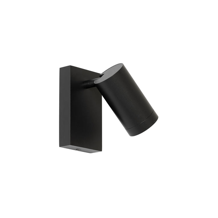 QAZQA Moderne wandlamp zwart verstelbaar met schakelaar - Jeana Luxe