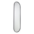 Fragix Boston Passpiegel Ovaal - Zwart - Metaal - 150x40