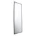 Fragix York Passpiegel - Zwart - Aluminium - 120x40