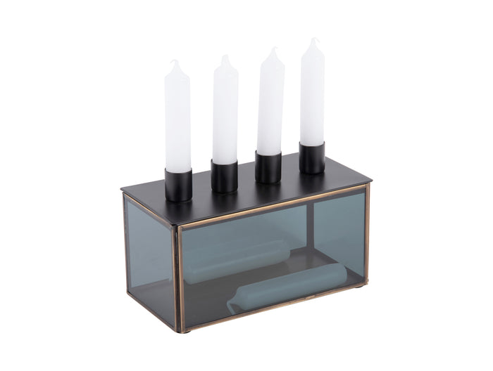 present time - Candle Holder Boxed Rectangle