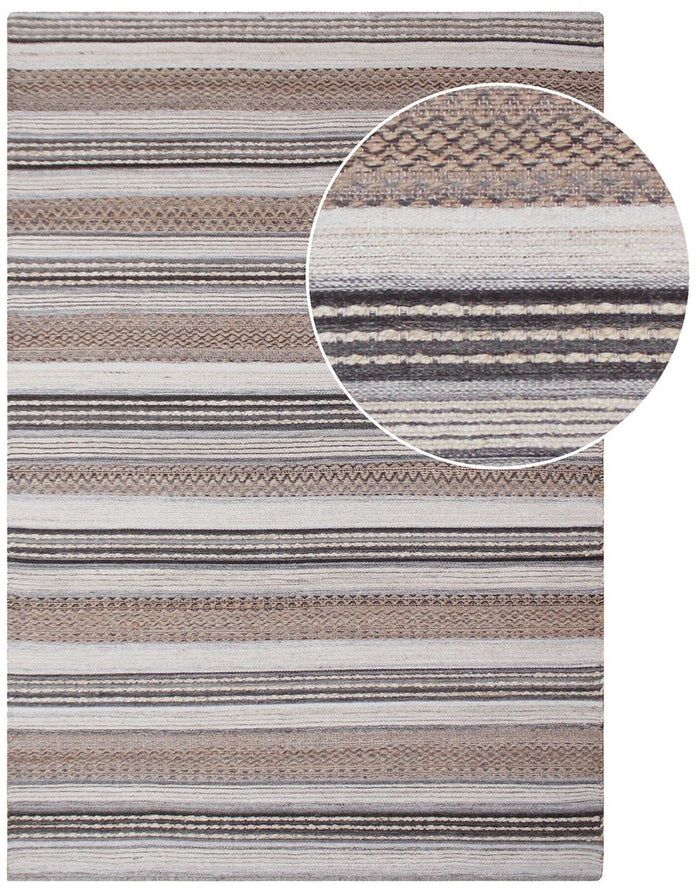 House Nordic Morena 160 x 230 cm Vloerkleed Naturel | Grijs