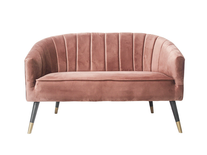Leitmotiv - Sofa Royal velvet mauve pink