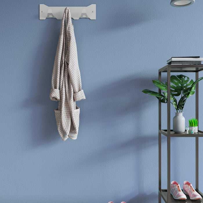 Gorillz Triangle Three - Wandkapstok - 44 x 5,6 x 12 cm - Wit