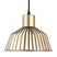 Leitmotiv - Pendant lamp Lignes Wide gold painted